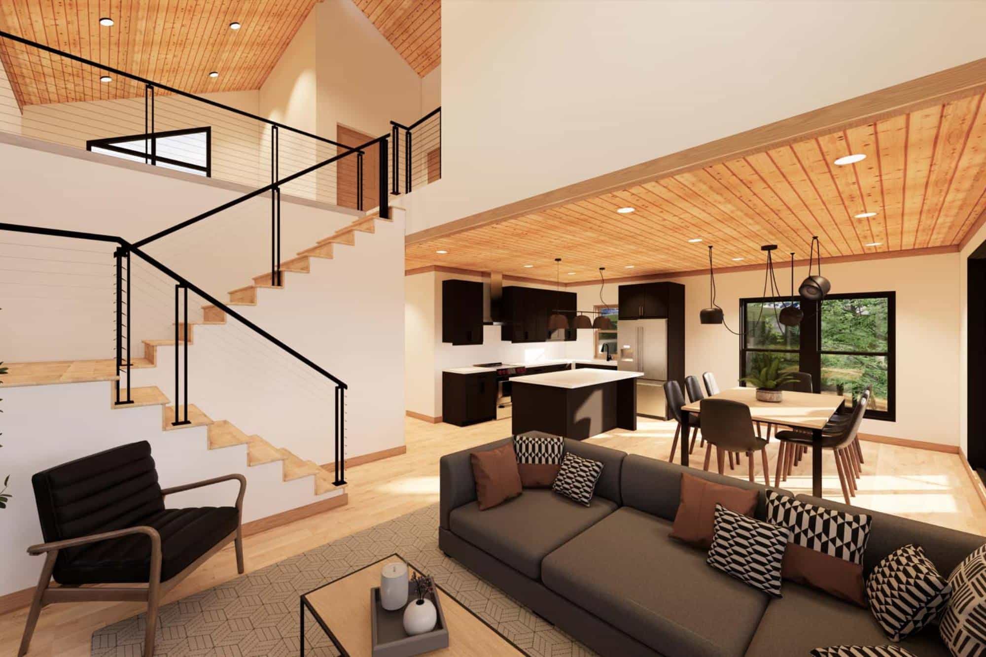 4 Bedroom Cabin Model for Sale in Smokies by Compass Development Lodges at Reedmont
